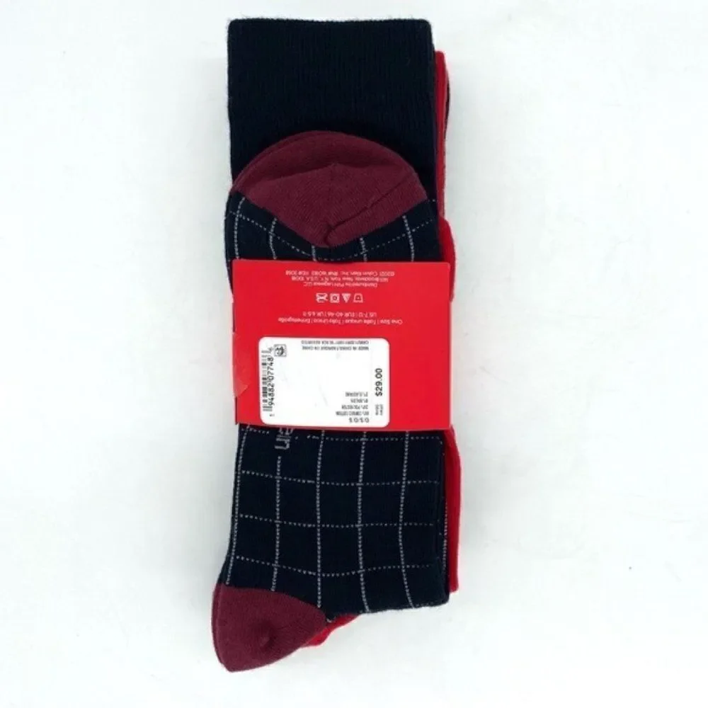 Calvin Klein Men's Combed Cotton Crew Socks 4 Pack New